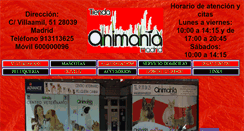 Desktop Screenshot of animaniamadrid.com